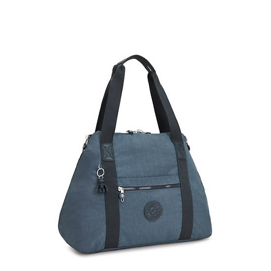 Kipling Art Medium Iconic Tote Tassen Donkerblauw Grijs | België 1448YX